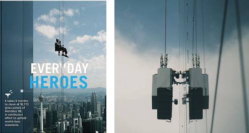 Everyday Heroes - Merdeka 118 façade cleaning
